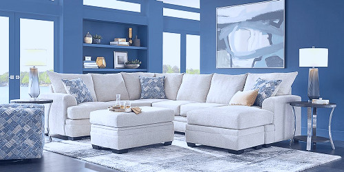 Copley Court Parchment 3 Pc Sectional Living Room - Rooms To Go